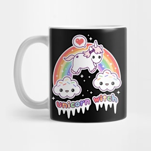 Kawaii Unicorn Witch Mug